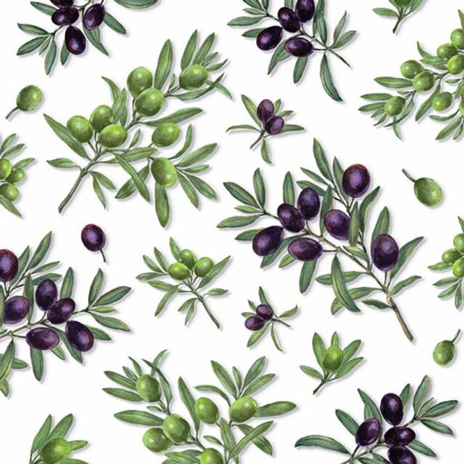 Hovedbilde Serviett Olives all over