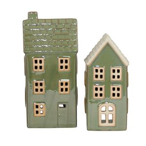 Hovedbilde Stenhus 2 ass (12) - Green 10,2x21,7cm