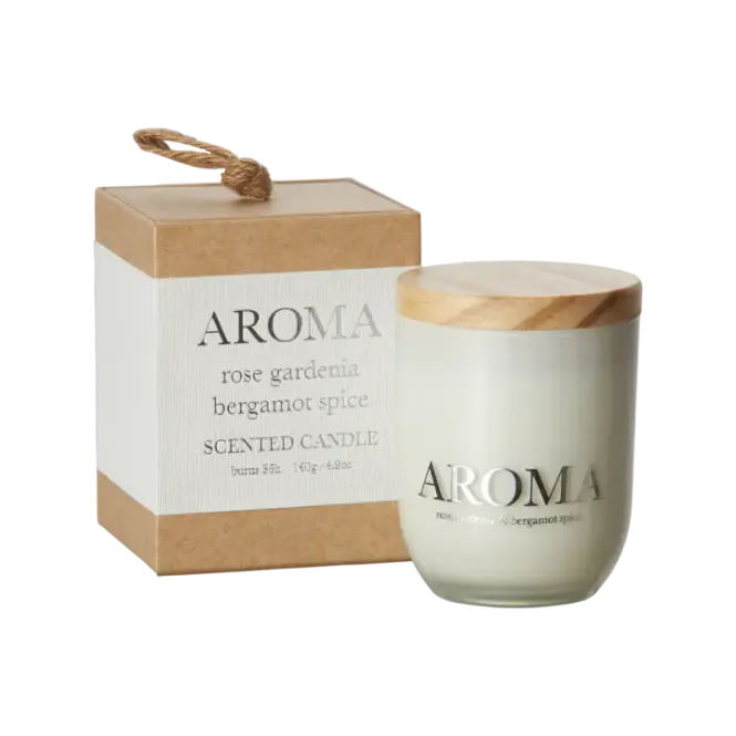 Hovedbilde AROMA Doftljus S Rose, gardenia & bergamot, ...