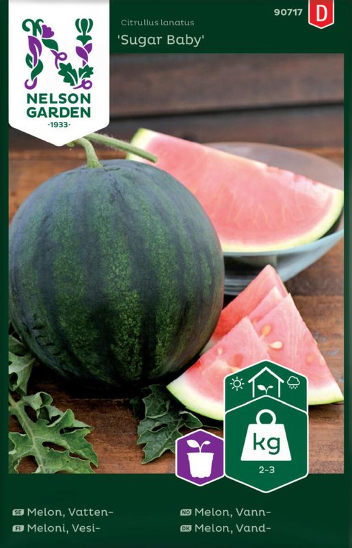 Vannmelon 'Sugar Baby', Utgått på dato 70%